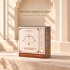 Raghav bambooless dhoop box with holder, 45 sticks (6mm), 30 sticks (12mm)