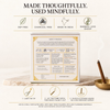 Back of the Vinayak dhoop box: DEP-free, charcoal-free, made in India