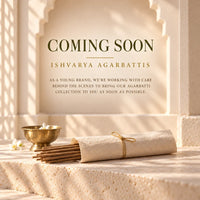 Ishvarya deity-inspired agarbatti, DEP-free and charcoal-free, with holder, coming soon